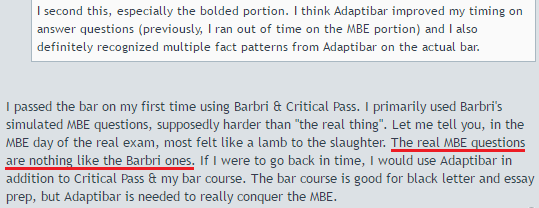 AdaptiBar is needed to really conquer the MBE
